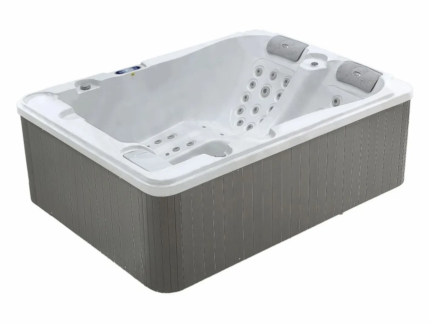 VOGUE SPA Bañera de hidromasaje 3 pl blanca - 65 jets - 200 x Prof. 160 x Alt. 80 cm - Sistema BALBOA - FIDJI V Blanco Hot
