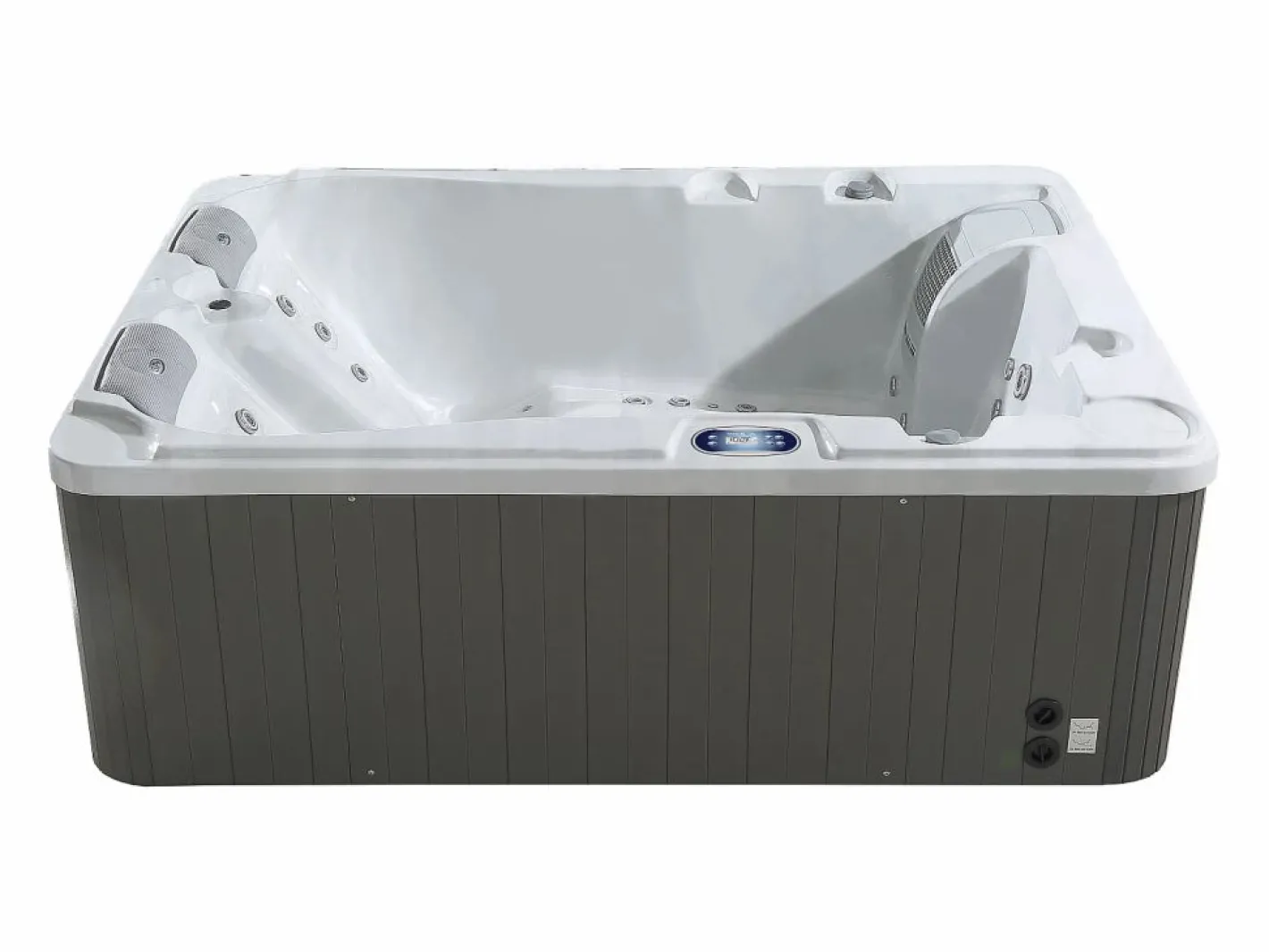 VOGUE SPA Bañera de hidromasaje 3 pl blanca - 65 jets - 200 x Prof. 160 x Alt. 80 cm - Sistema BALBOA - FIDJI V Blanco Hot