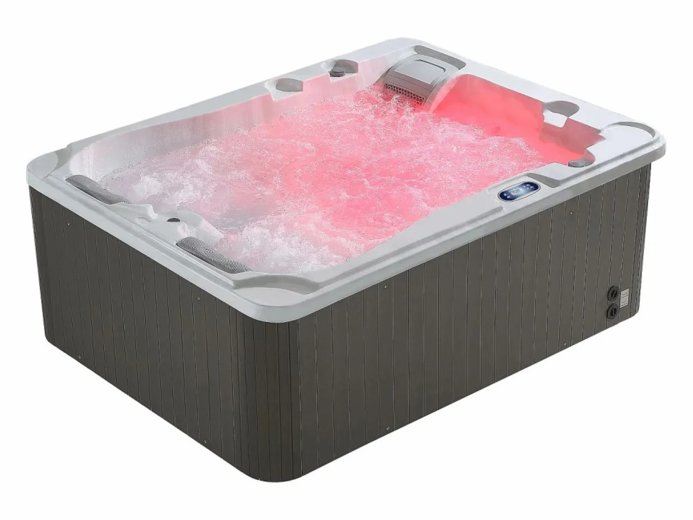 VOGUE SPA Bañera de hidromasaje 3 pl blanca - 65 jets - 200 x Prof. 160 x Alt. 80 cm - Sistema BALBOA - FIDJI V Blanco Hot