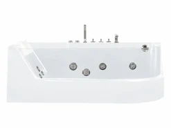Shower & Design Bañera De Hidromasaje|Bañera Rinconera|Bañera de hidromasaje 1 plaza 263L ángulo izquierdo ARIA