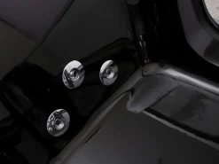 Shower & Design Bañera de hidromasaje acristalada con leds negra DYONA Negro New