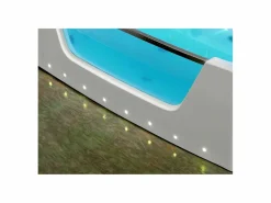 Shower & Design Bañera de hidromasaje acristalada con leds blanca DYONA Blanco Outlet