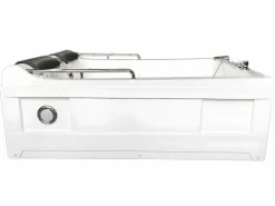 ELITESHOPPING Bañera de hidromasaje blanca 175 X 132 cm Cromoterapia 14 jets - Fleur Blanco Hot
