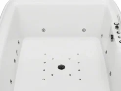 Bañera de hidromasaje blanca - 2 plazas - 390 L - 180 x 120 x 60 cm - VOLUTA^Shower & Design Outlet