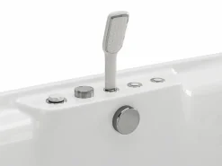 Bañera de hidromasaje blanca - 2 plazas - 390 L - 180 x 120 x 60 cm - VOLUTA^Shower & Design Outlet