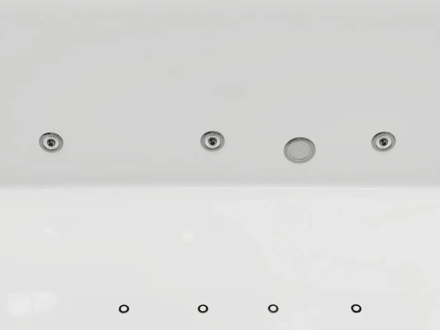 Bañera de hidromasaje blanca - 2 plazas - 390 L - 180 x 120 x 60 cm - VOLUTA^Shower & Design Outlet