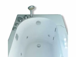 ELITESHOPPING Bañera De Hidromasaje|Bañera Rinconera|Bañera de hidromasaje con puerta la derecha 153 x 76 cm – Pansy