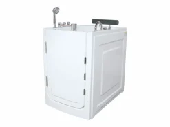 Bañera de hidromasaje con puerta - 1 plaza - 220L - 101,5 x 69 x 99 cm - BARUVA^Shower & Design Clearance