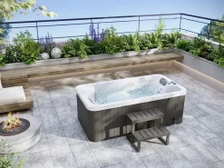 VOGUE SPA Bañera De Hidromasaje De Exterior|bañera de hidromasaje de exterior para 2 personas de color con 14 jets TAHITI - Sistema BALBOA