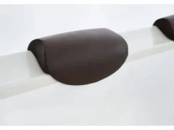 Mspa Spa Semirrígido|Bañera de hidromasaje semirrígida 6 plazas marrón, 120 jets, Ancho 160 x Prof. 160 x Alt. 65 cm, MAKEMO de