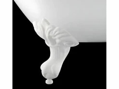 ROGIER & MOTHES Bañera Con Patas|Bañera de Hierro PLYMOUTH blanca 153 cm Patas BLANCAS