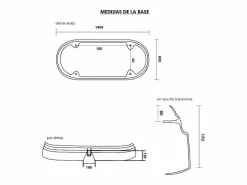 ROGIER & MOTHES Bañera de Hierro SOUTHPORT blanca 180 cm Blanco Hot