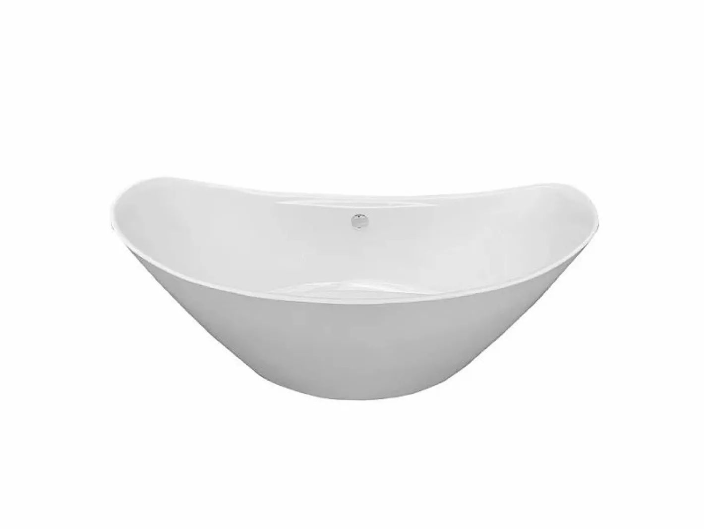 Bañera exenta blanca moderna 172 X 72 cm - Joy^ELITESHOPPING Online