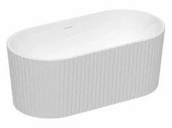Shower & Design Bañera exenta de acrílico - brillante - 230L - 170 x 75 x 58 cm - ALIENA Blanco Discount