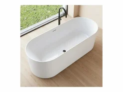 Bañera exenta de acrílico NAÏA de 170 cm Blanco New