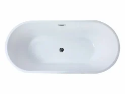 Bañera exenta design blanca, acrílico, 150 x 70 x 58 cm, TWIGGY^Shower & Design Online