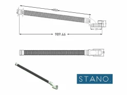 STANO Bañera Exenta|Bañera exenta FINDLAY Anti-Slide 171 cm