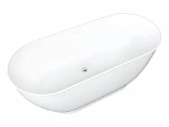 Shower & Design Bañera exenta ovalada - 240 L - 170 x 75 x 60 cm - - Acrílico - MOBULA Blanco Discount