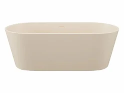 Shower & Design Bañera exenta ovalada - 255L - 159 x 74 x 56 cm - - Acrílico - LUZECA Beige Hot
