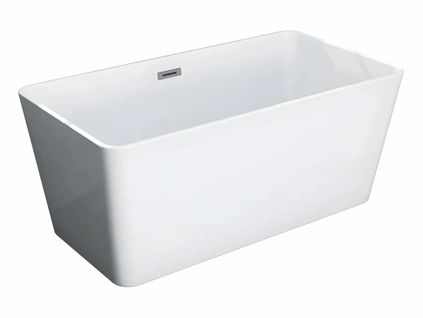 Bañera exenta rectangular - 197 L - 130 x 70 x 55 cm - - Acrílico - SPICARA^Shower & Design Best