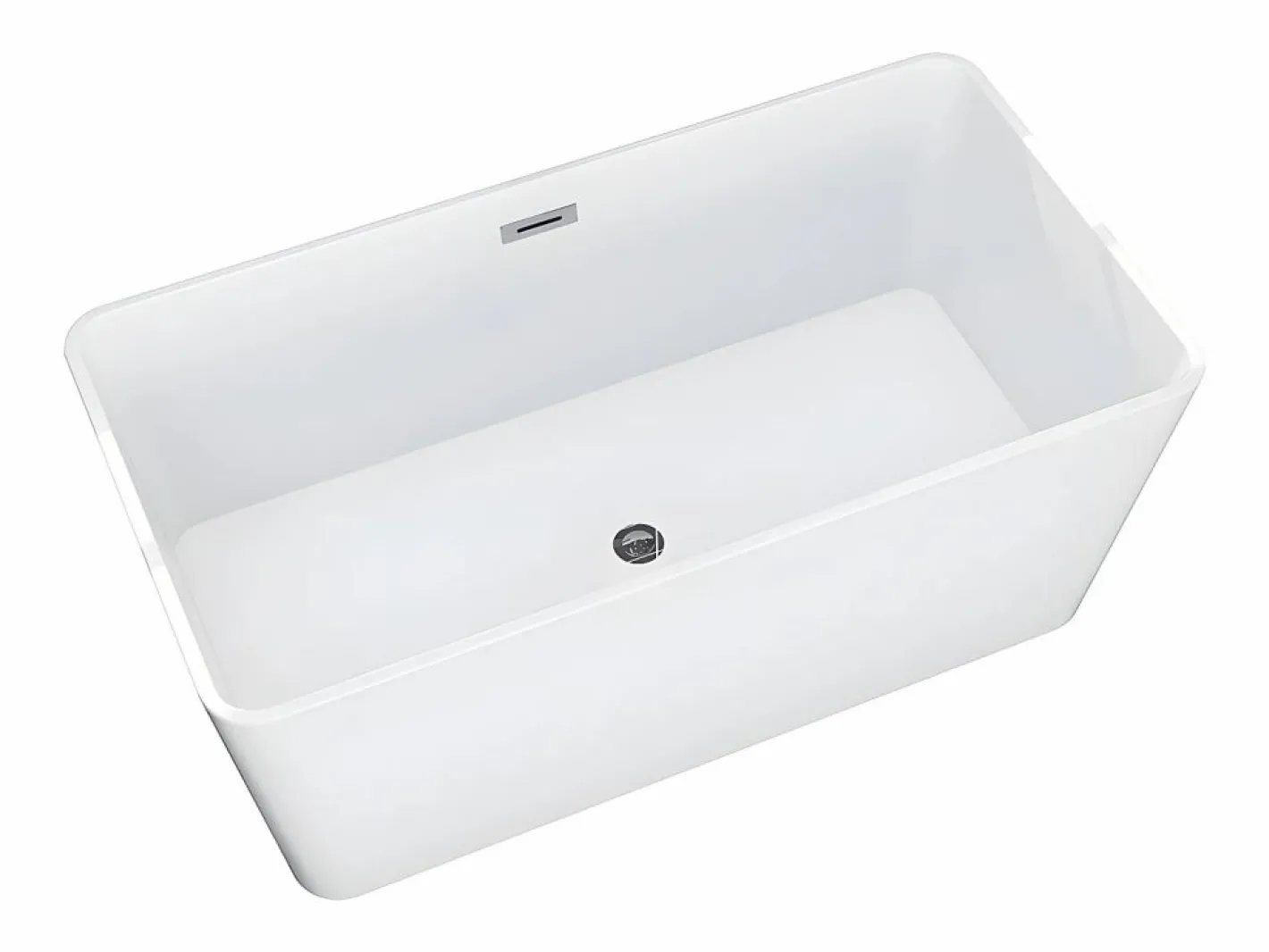 Bañera exenta rectangular - 197 L - 130 x 70 x 55 cm - - Acrílico - SPICARA^Shower & Design Best