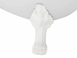 Shower & Design Bañera exenta retro - 200 L - 145 x 4 x 77 cm - y patas blancas - NISOS Blanco Outlet