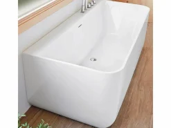 SANYCCES Bañera Exenta|Bañera exenta TRENTO MURO | 175 cm - Con grifo sobre Borde