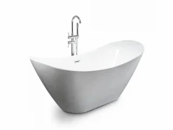Bañera Exenta|Bañera Freestanding ovalada de diseño moderno Instalación libre Siro
