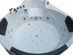 ELITESHOPPING Bañera hidromasaje 150 X 150 cm doble bomba 20 jets - Wisteria Blanco Best