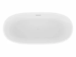 Shower & Design Bañera independiente blanca - 250 L - acrílico - 170 x 76 x 58 cm - YAMISA Blanco Sale