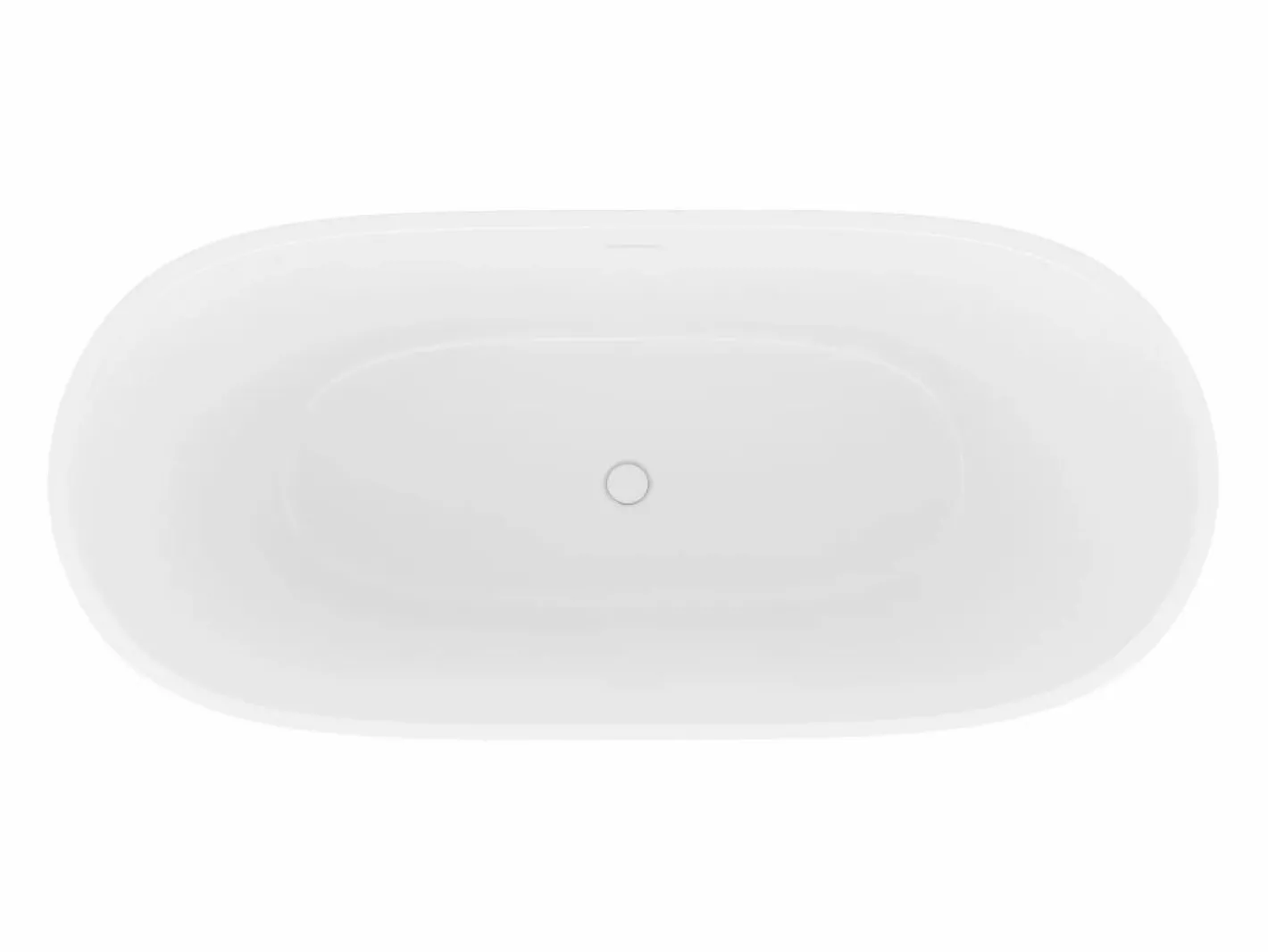 Bañera independiente blanca - 360 L - Acrílico - 190 x 89 x 72 cm - BORAZA^Shower & Design Best