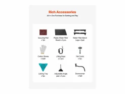 Higiene Y Cuidado De Mascotas|Bañera para Perros SucceBuy, Animales de Compañía Acero Inoxidable 127,5cm, Rampita de Puerta Izquierda