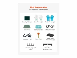 Bañera para Perros SucceBuy, Animales de Compañía Acero Inoxidable 155 cm, Rampita de Puerta Derecha Plateado New