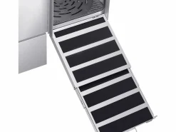 Bañera para Perros SucceBuy, Animales de Compañía Acero Inoxidable 127,5cm, Rampita de Puerta Derecha^