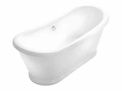 ROGIER & MOTHES Bañera Con Patas|Bañera retro PITTSBURGH con desagüe y sifón incluido 177 cm