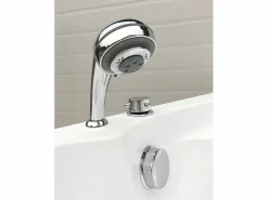 Shower & Design Bañera Rinconera|Bañera rinconera NAVONA - 1 plaza - 263L - 135x135xAlt.54cm