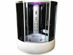 ELITESHOPPING Bañera Ducha|Bañera Rinconera|Bañera-ducha de hidromasaje de esquina 130 x 130 cm - Aster