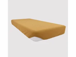 Soleil d'ocre Bajera ajustable de algodón 90x190 cm JERSEY mostaza Amarillo Outlet