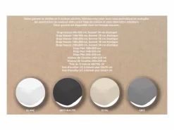 Bajera ajustable de algodón 140x190 cm PERCALE crudo^Soleil d'ocre Online