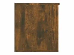 Baúl almacenaje madera contrachapada roble ahumado 84x42x46 cm^vidaxl Discount