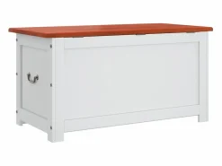 vidaxl Baúl Y Arcón|Baúl de almacenaje con tapa madera de acacia marrón y