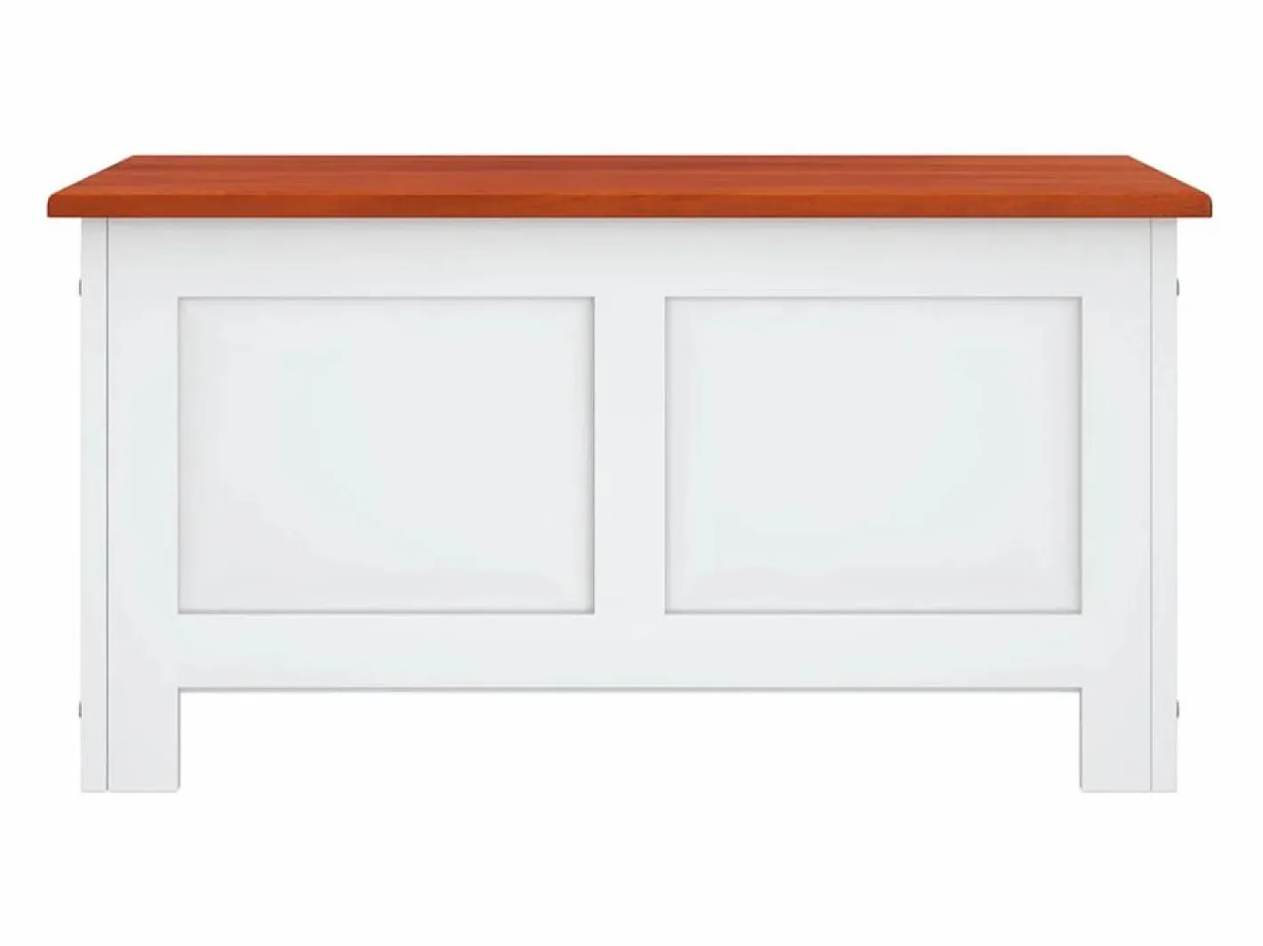 Baúl de almacenaje con tapa madera de acacia marrón y^vidaxl Clearance