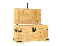 Baúl Y Arcón|Accesorios De Almacenaje|Baúl de almacenaje Corona Range de pino mexicano 91x49,5x47 cm ES676429