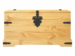 Baúl Y Arcón|Accesorios De Almacenaje|Baúl de almacenaje Corona Range de pino mexicano 91x49,5x47 cm ES676429