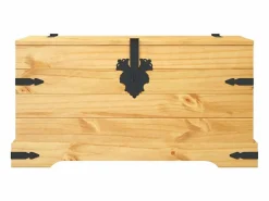 vidaxl Baúl Y Arcón|Accesorios De Almacenaje|Baúl de almacenaje Corona Range de pino mexicano 91x49,5x47 cm