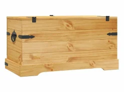 vidaxl Baúl Y Arcón|Accesorios De Almacenaje|Baúl de almacenaje Corona Range de pino mexicano 91x49,5x47 cm