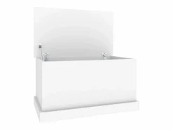 Baúl de almacenaje madera contrachapada 70x40x38 cm ES335511 Blanco Online