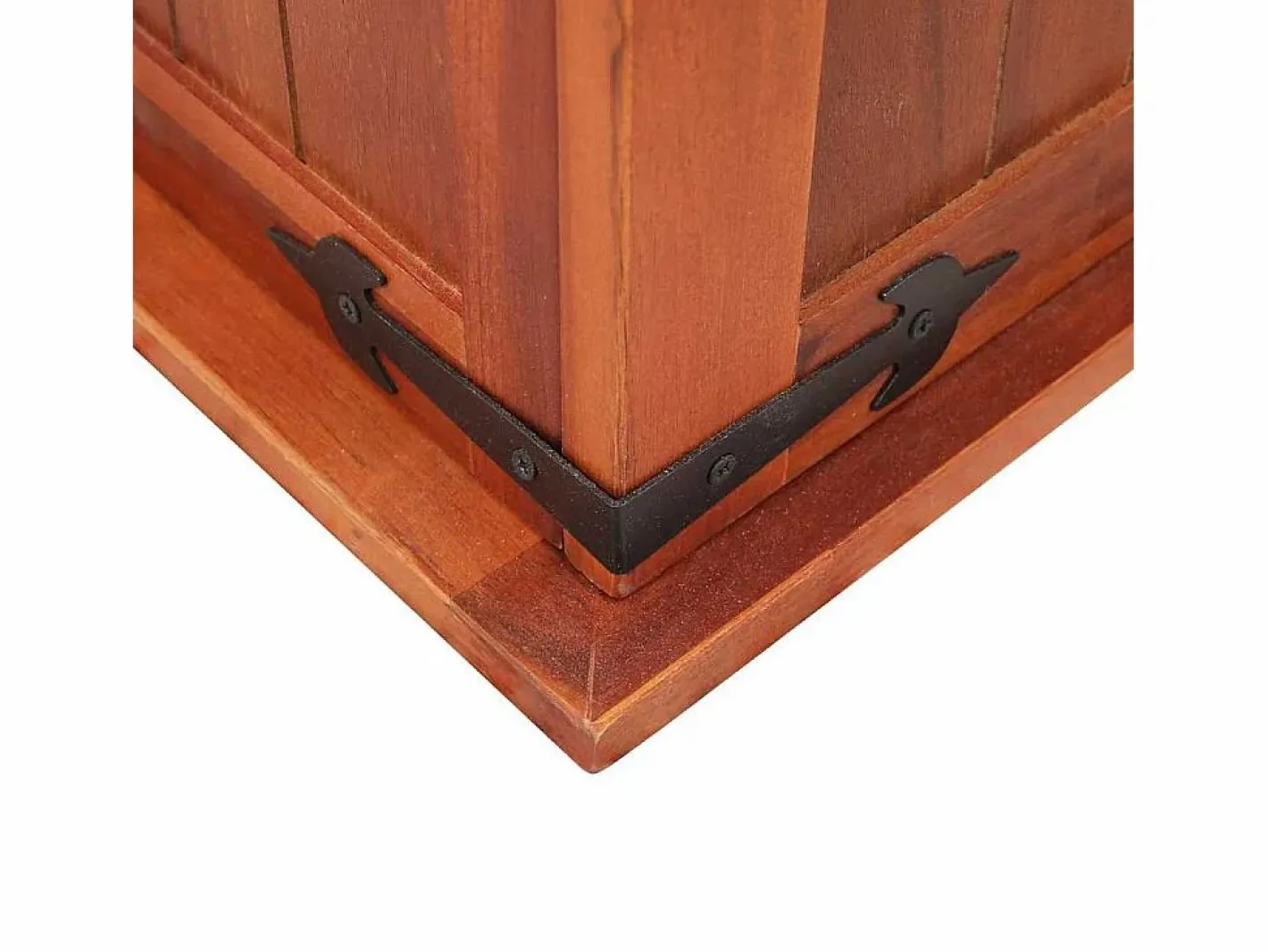 vidaxl Baúl Y Arcón|Baúl de almacenamiento de madera maciza de acacia 60x25x22 cm