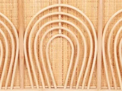 Baúl de almacenamiento de mimbre trenzado, An.91 x P. 48 x Al. 58 cm, Natural, LUMORA^OZAIA New