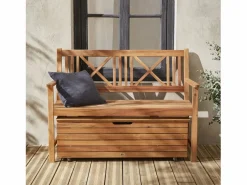 Sweeek Baúl De Jardín|Baúl de jardín de madera, 110l marrón